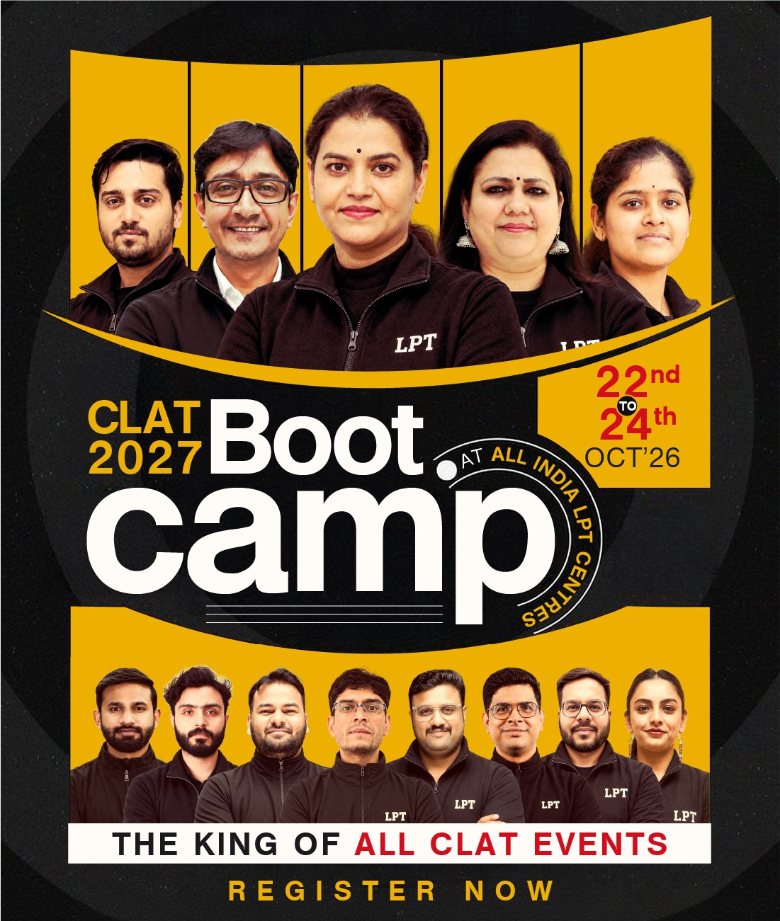 CLAT 2027 Bootcamp - 22, 23 & 24 Oct - Offline at 60+ Centres